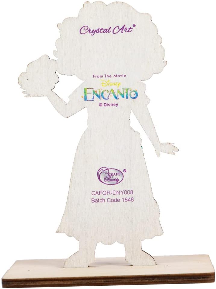 CRYSTAL ART - Set mit Diamant-Figuren – Manuelle Aktivität zum Basteln und Spaß – Erwachsene und Kinder – glitzernde Dekoration in verschiedenen Farben – Disney – Mirabel
