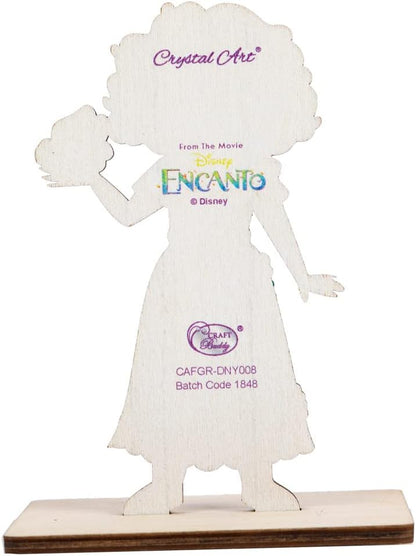 CRYSTAL ART - Set mit Diamant-Figuren – Manuelle Aktivität zum Basteln und Spaß – Erwachsene und Kinder – glitzernde Dekoration in verschiedenen Farben – Disney – Mirabel
