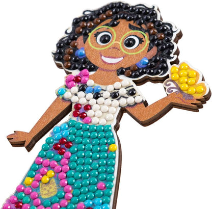 CRYSTAL ART - Set mit Diamant-Figuren – Manuelle Aktivität zum Basteln und Spaß – Erwachsene und Kinder – glitzernde Dekoration in verschiedenen Farben – Disney – Mirabel