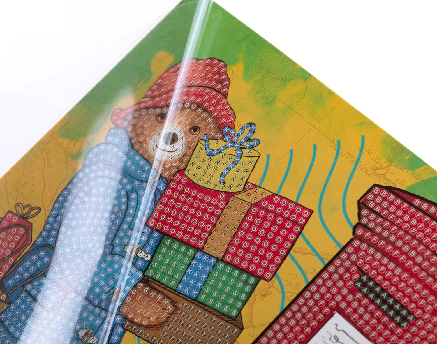 Paddington Diamond Painting/Crystal Art Kits, Bereik van Craft Buddy - Wenskaarten, Stickers, Notebooks, Foto's (18x18cm Verzendgeschenken Wenskaart Kit