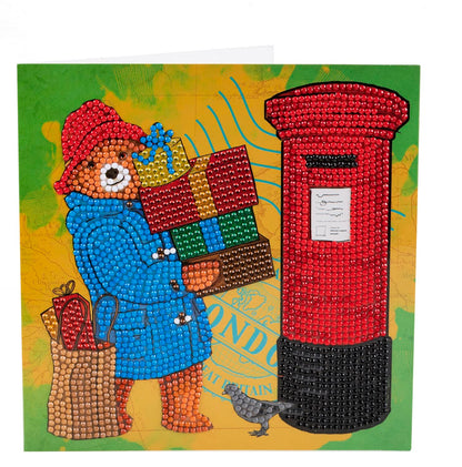 Paddington Diamond Painting/Crystal Art Kits, Bereik van Craft Buddy - Wenskaarten, Stickers, Notebooks, Foto's (18x18cm Verzendgeschenken Wenskaart Kit