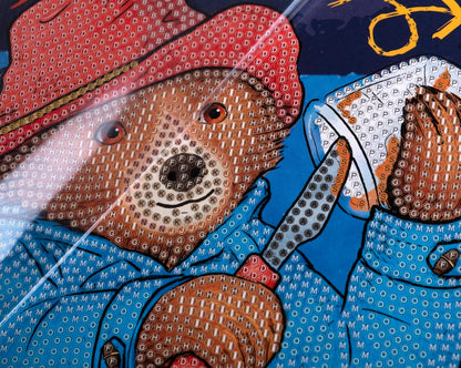 Paddington Diamond Painting/Crystal Art Kits, Bereik van Craft Buddy - Wenskaarten, Stickers, Notebooks, Foto's (18x18cm Marmelade Sandwich Wenskaart Kit
