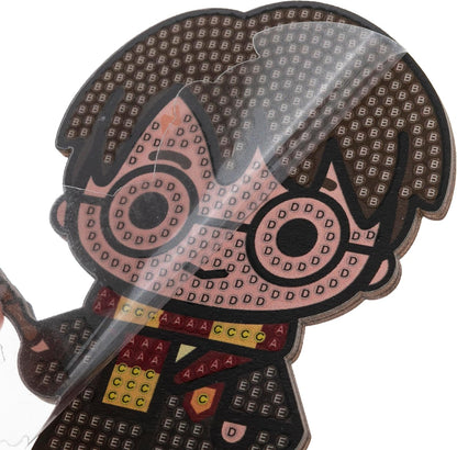 CRYSTAL ART Harry Potter Harry Potter Holzfigur zum Diamantieren und Sammeln, Komplettset