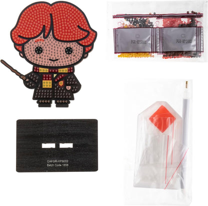 CRYSTAL ART Komplettes Set Holzfigur zum Diamant und Sammeln - Harry Potter - Ron Weasley