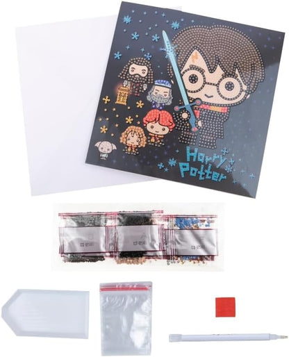 Harry Potter Family 18x18cm Crystal Art Card