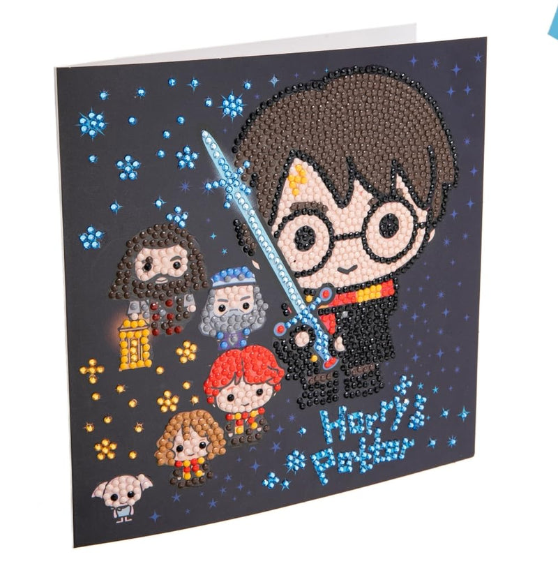 Harry Potter Family 18x18cm Crystal Art Card