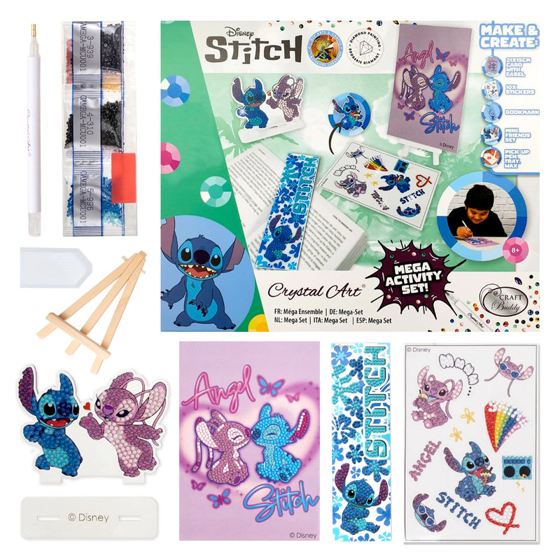 Stitch Crystal Art Mega Activity Set