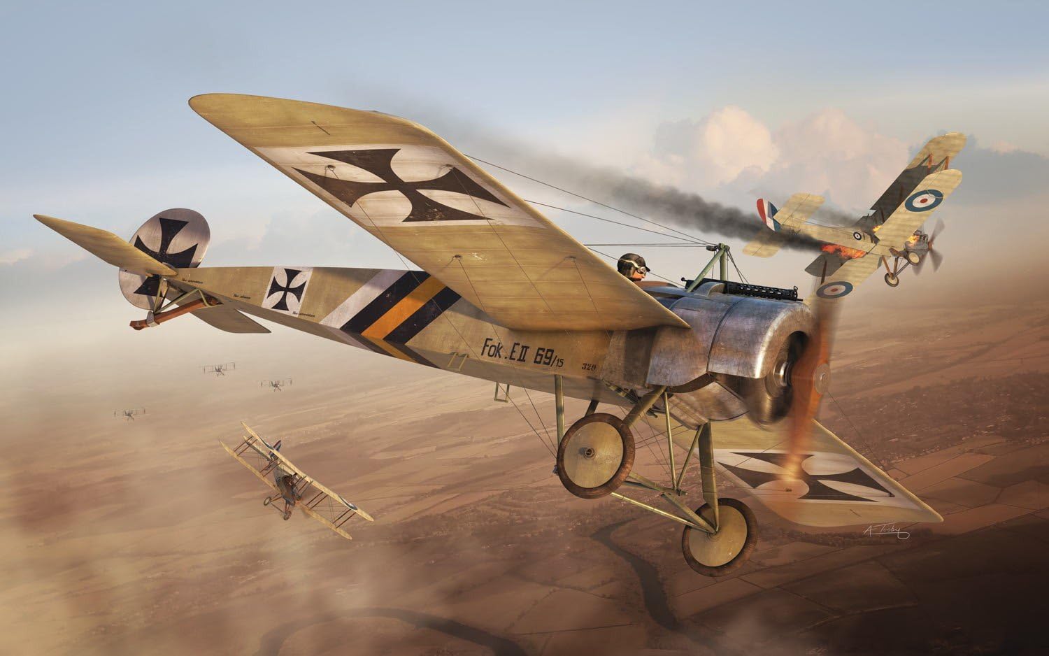 Airfix A01086 Fokker EII (late) Eindecker Model