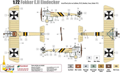 Airfix A01086 Fokker EII (late) Eindecker Model
