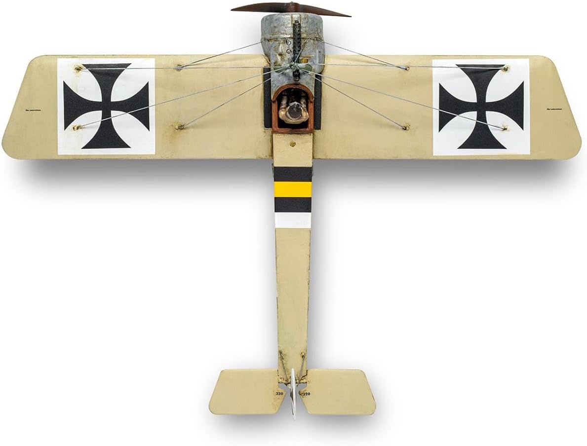 Airfix Standard Model Set - A01086 Fokker E.II Eindecker Model Building Kit - Plastic Aircraft Kits for Adults & Children 8+, Includes 35 Pieces - 1:72 Scale