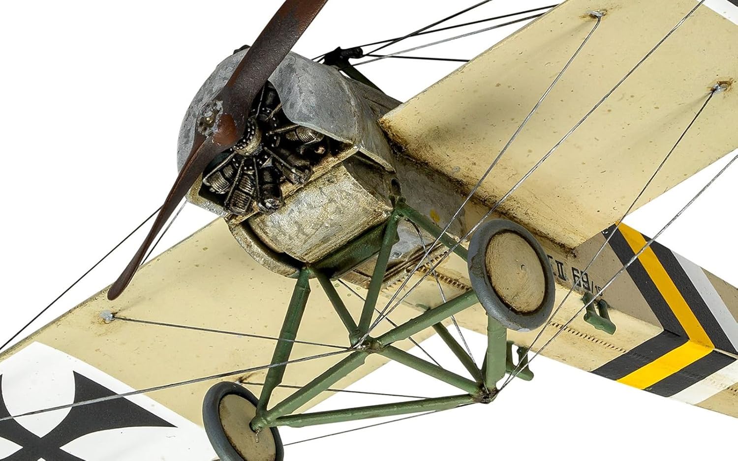 Airfix Standard Model Set - A01086 Fokker E.II Eindecker Model Building Kit - Plastic Aircraft Kits for Adults & Children 8+, Includes 35 Pieces - 1:72 Scale