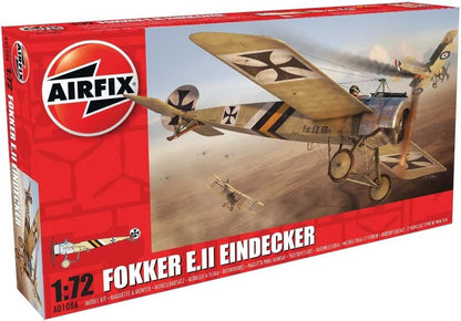 Airfix Standard Model Set - A01086 Fokker E.II Eindecker Model Building Kit - Plastic Aircraft Kits for Adults & Children 8+, Includes 35 Pieces - 1:72 Scale