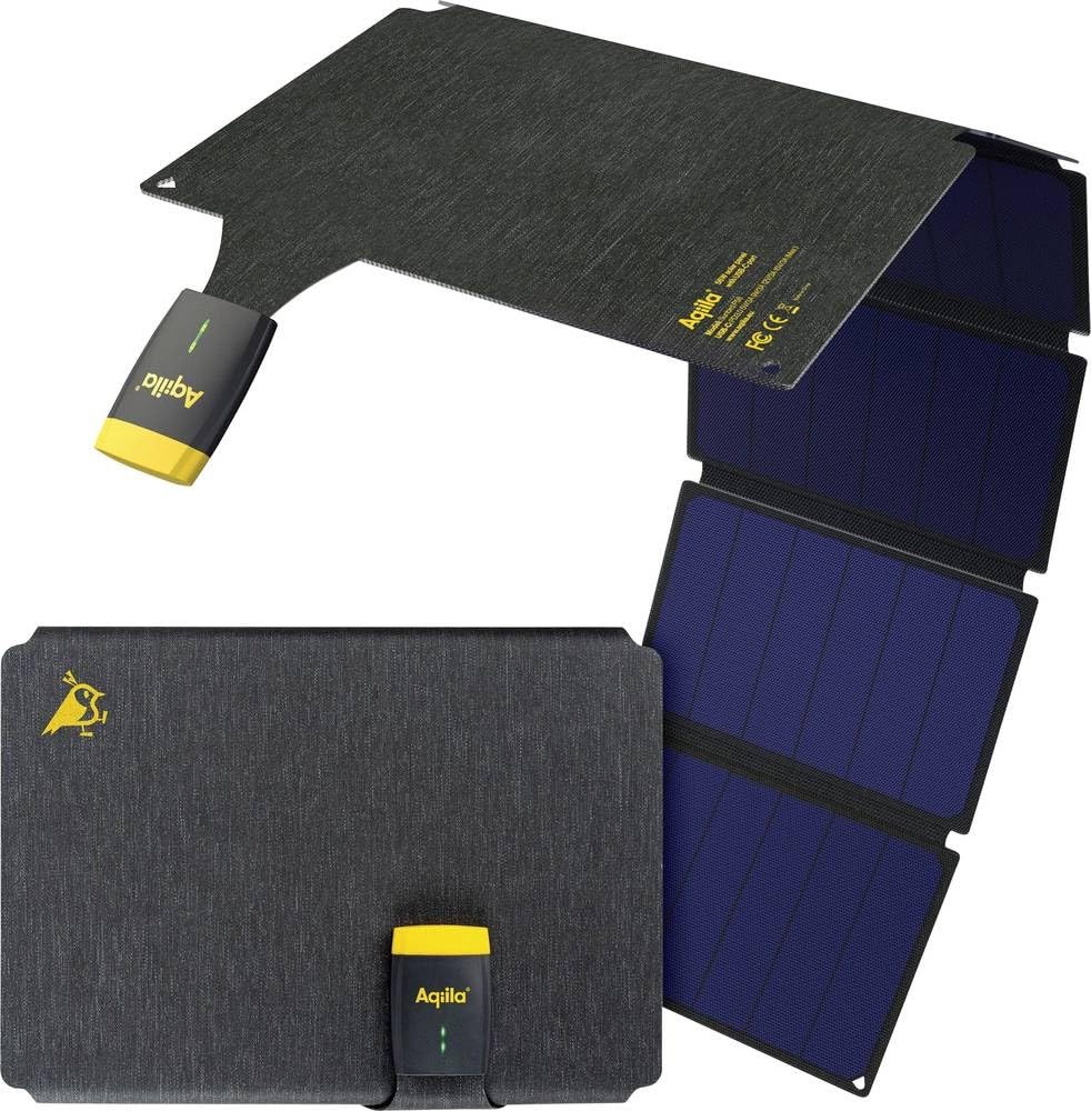 Aqiila - Sunbird P56 - Foldable Solar Charger With Usb-C Port