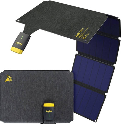 Aqiila - Sunbird P56 - Foldable Solar Charger With Usb-C Port