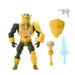 Masters of Universe Origins & Transformers Action Figure, Bumblebee Armor Man At Arms 5.5 Inch MOTU Posable Collaboration Toy, Accessories & Mini-Comic, JGT17