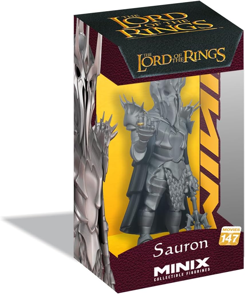 BANDAI Minix Statuetta da collezione 12 cm, il Signore degli Anelli, Sauron, da collezione per esposizione, idea regalo, giocattoli per bambini e adulti, fan TV (MN20423