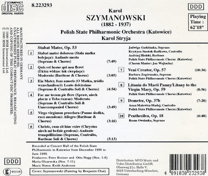 Szymanowski: Stabat Mater