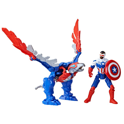 Marvel Mech Strike Mechasaurs   Captain America