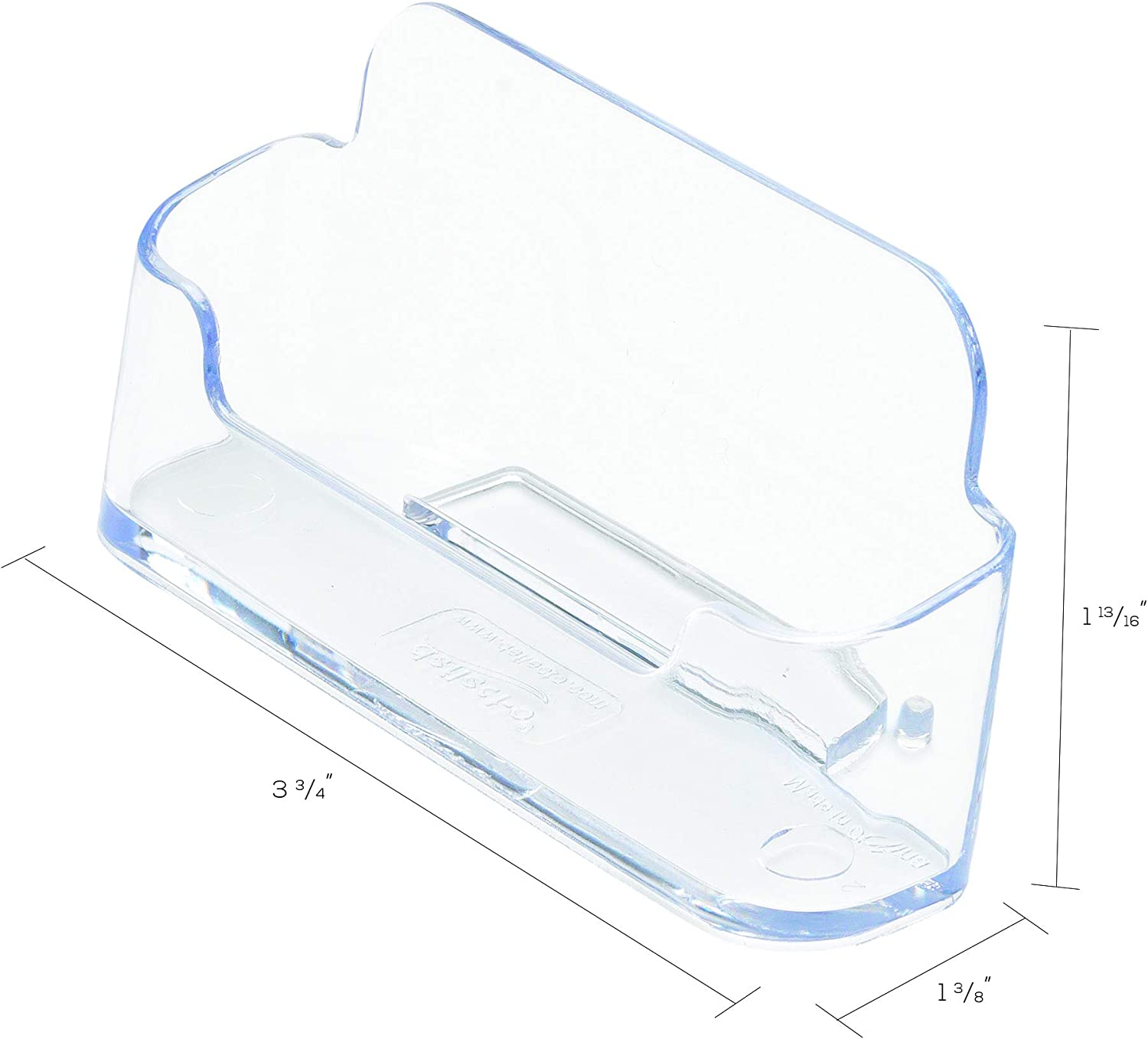 Deflecto Single-pocket Desktop Business Card Holder