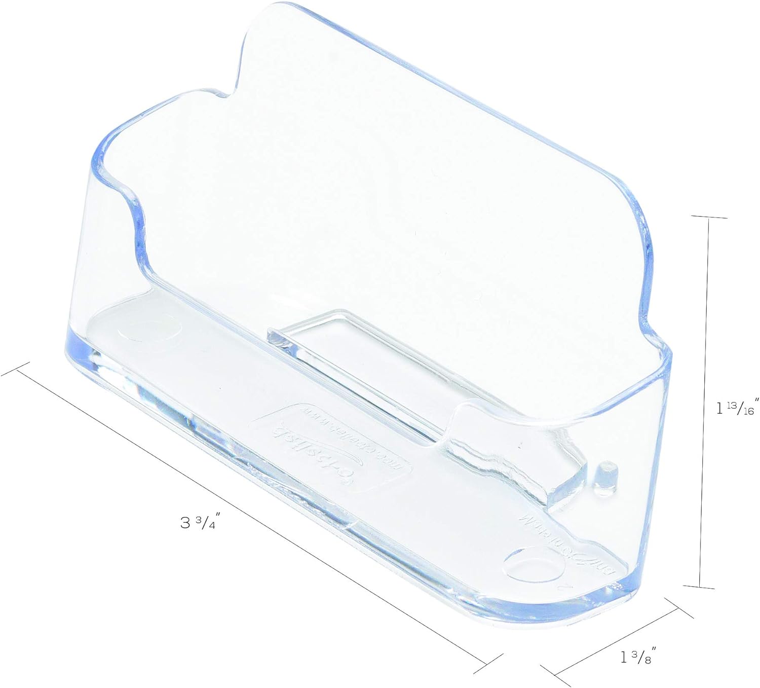 Deflecto Single-pocket Desktop Business Card Holder