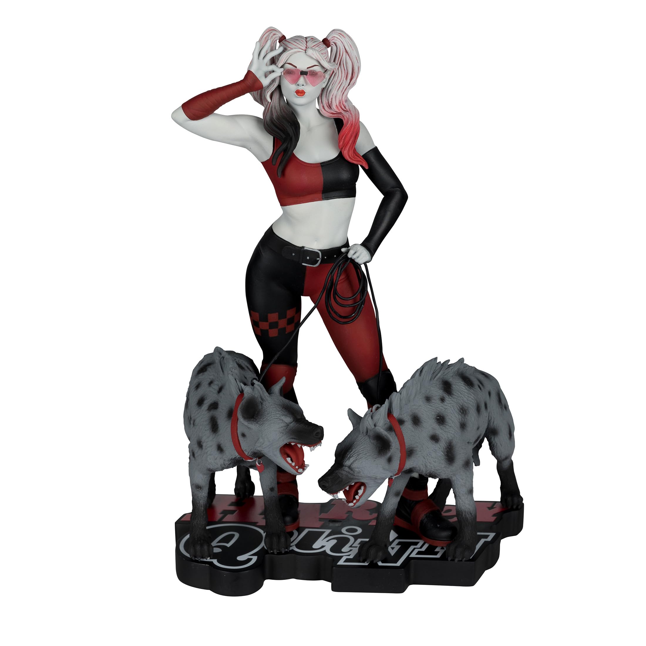 McFarlane Toys - DC Direct Harley Quinn di Jenny Frison (Harley Quinn: rosso, bianco e nero) statua in resina scala 1:10