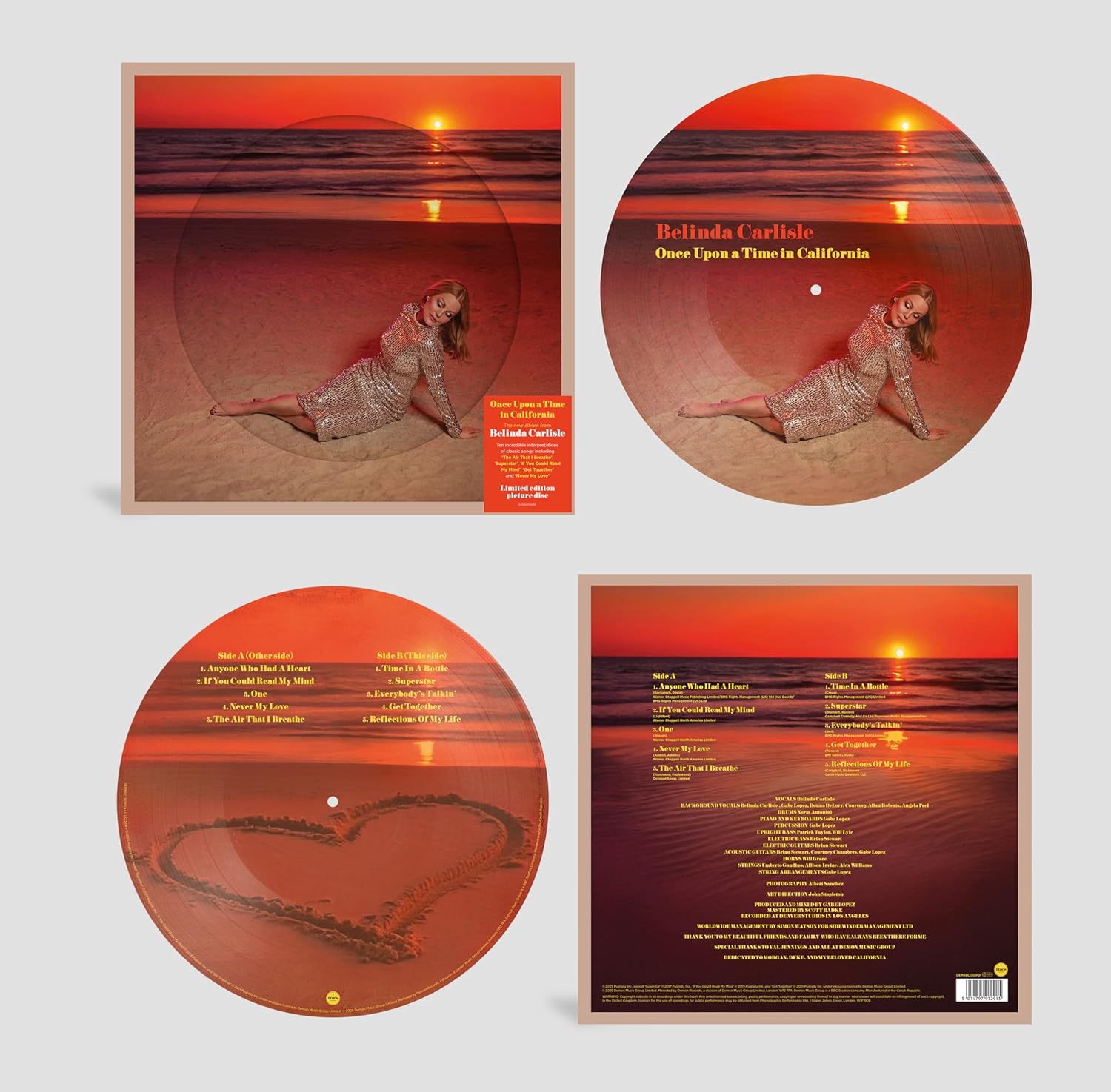 Belinda Carlisle: Once Upon A Time In California (Picture Disc