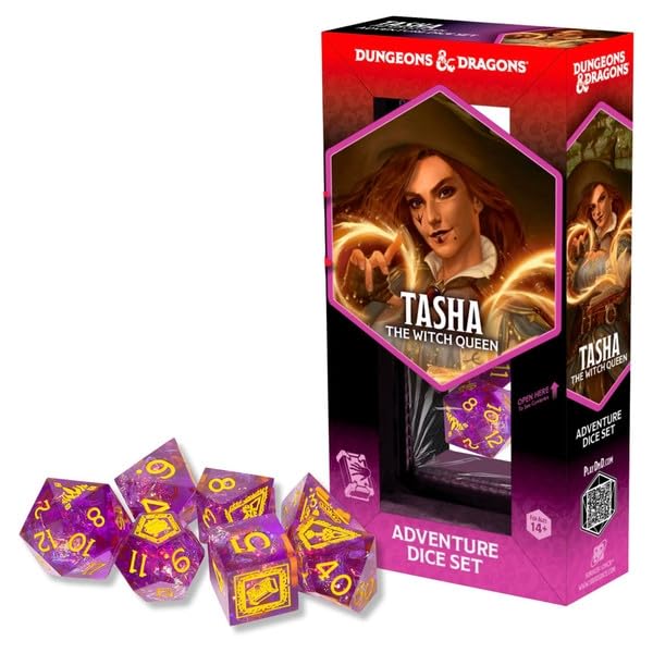 Sirius Dice SDZ200224 Adventure Tasha The Witch Queen Sharp-Edged Dice Set