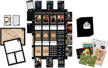 Thames & Kosmos Masters of Crime: Mosquito Card Game | Immersive Crime-Solving Thriller for Adults & Teens | Cooperative Gameplay | 1–6 Players | Age 16+ | Detective Mystery | Game Night Suspense