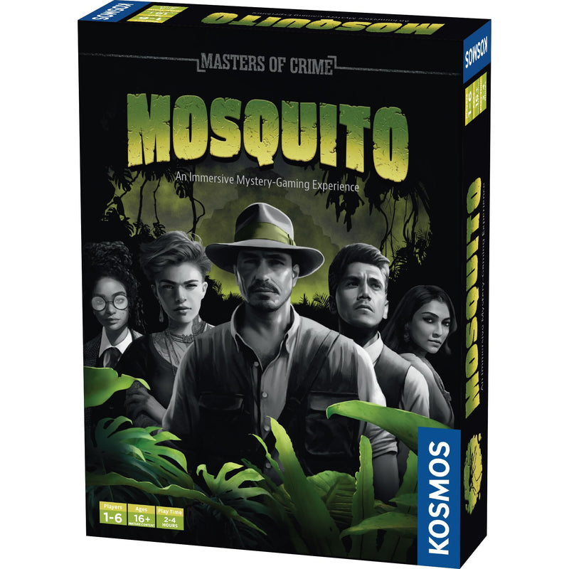 Thames & Kosmos Masters of Crime: Mosquito Card Game | Immersive Crime-Solving Thriller for Adults & Teens | Cooperative Gameplay | 1–6 Players | Age 16+ | Detective Mystery | Game Night Suspense
