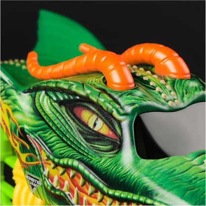 Monster Jam Series 23 Oversized Official Dragon Orange Wheels Monster Truck, Collector Die-Cast Vehicle, 1:24 Scale, Kids Toys for Boys Ages 3 and up