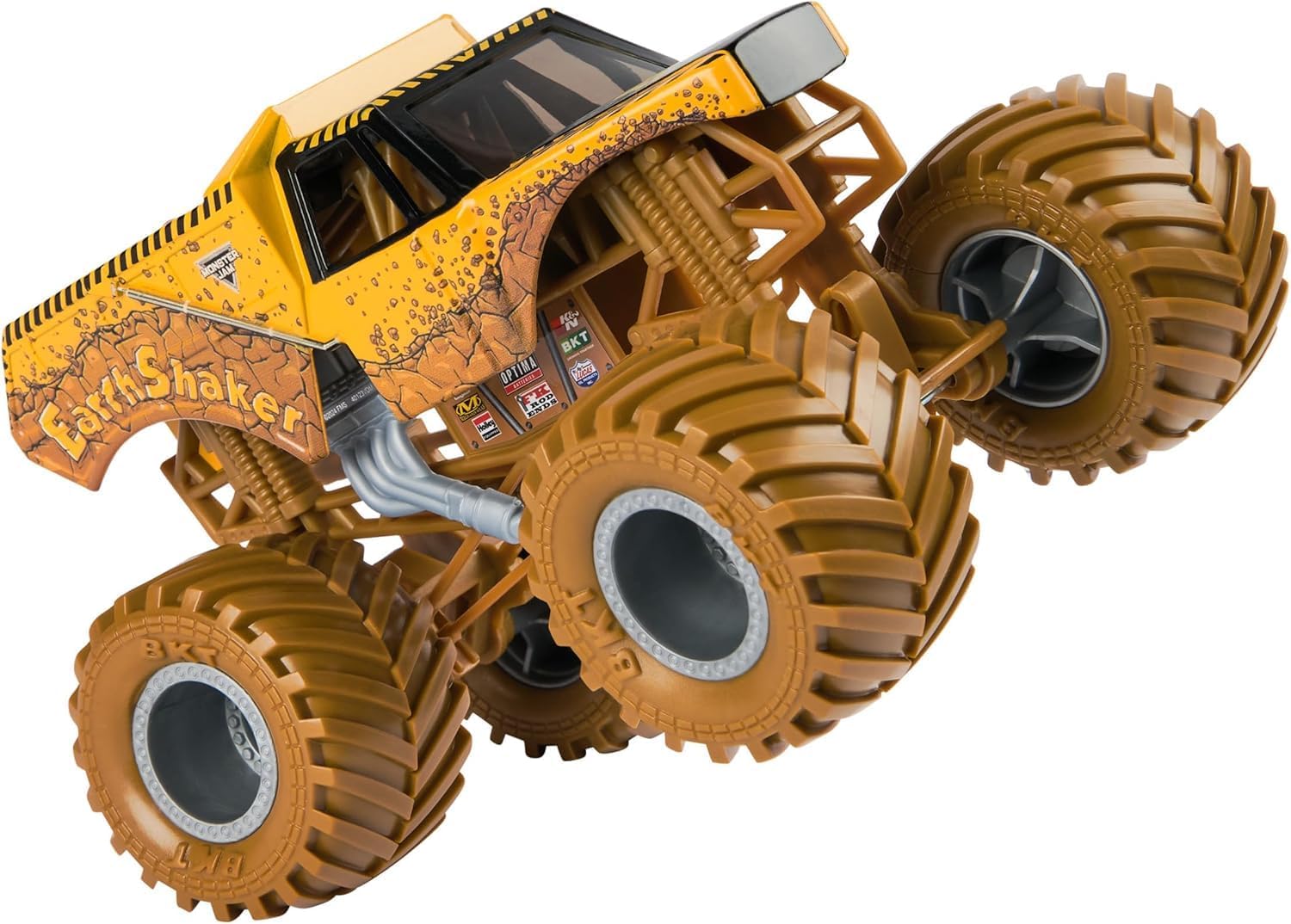 Monster Jam Series 23 Oversized Official Earth Shaker Monster Truck, Collector Die-Cast Vehicle, 1:24 Scale, Kids Toys for Boys Ages 3 and up