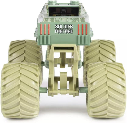 Monster Jam Series 23 Oversized Official Soldier Fortune Monster Truck, Collector Die-Cast Vehicle, 1:24 Scale, Kids Toys for Boys Ages 3 and up