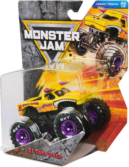 Monster Jam Officiële gegoten vrachtwagen 2025 1:64 serie 42 Legacy Trucks El Toro Loco