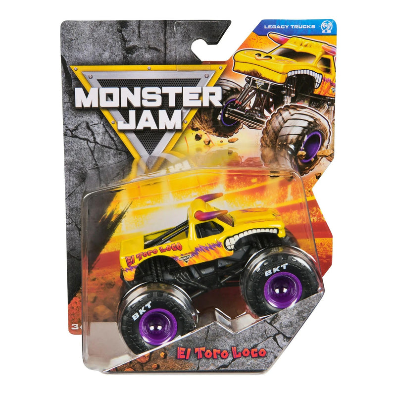 Monster Jam Officiële gegoten vrachtwagen 2025 1:64 serie 42 Legacy Trucks El Toro Loco