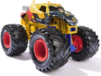 Monster Jam Marvel Thor Monster Truck - 1:64 Scale Die-Cast Vehicle - Series 3