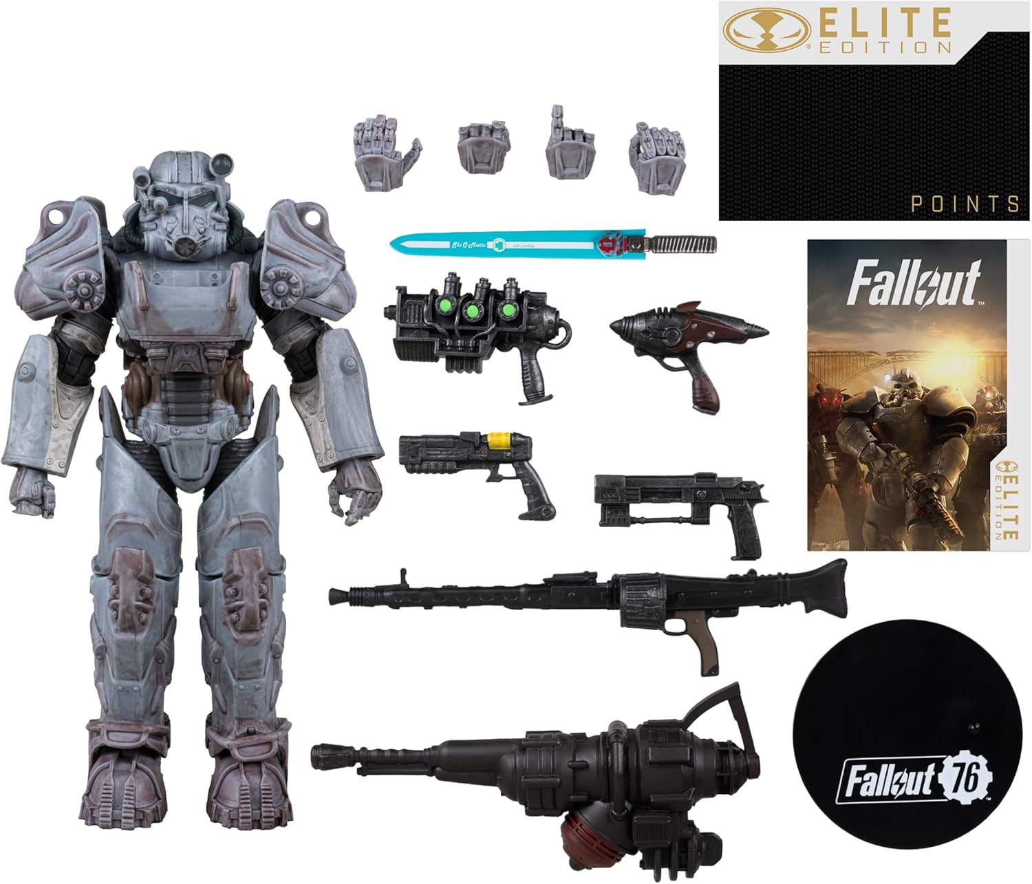 McFarlane Fallout 76 T-60 - Action figure Deluxe Elite Edition #3, 17,8 cm