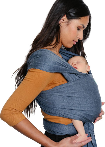 Moby Wrap Evolution elastische draagdoek, denim