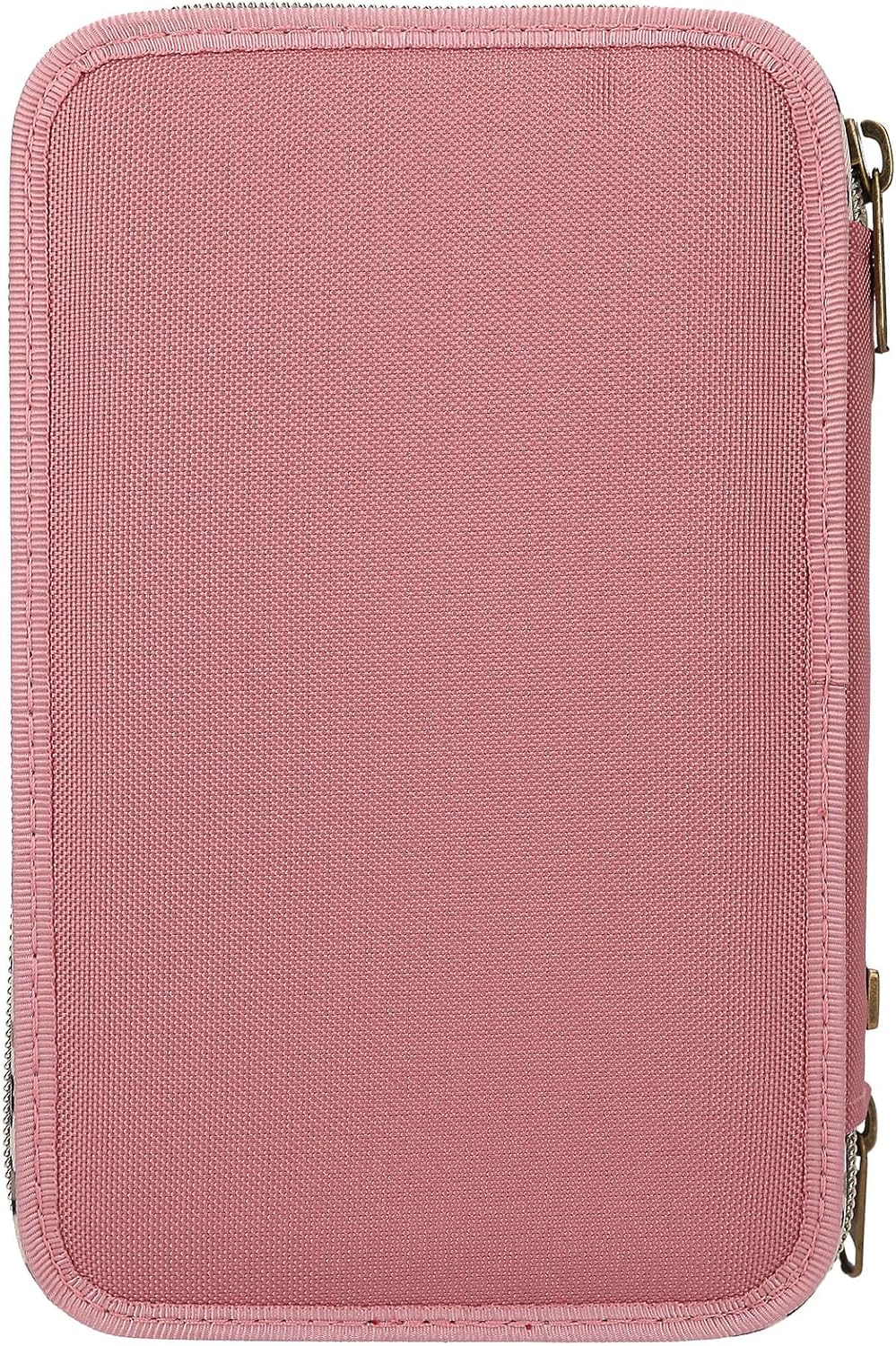 Depesche 13640 TOPModel Leoheart - Filled 3-Compartment Pencil Case in Pink with Model Motif and Bows, Pencil Case with Coloured Pencils, Scissors, Ruler and Much More