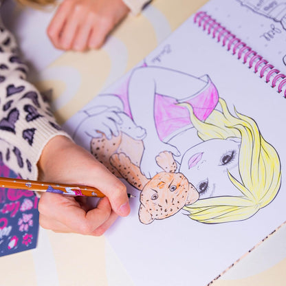 Depesche Top Model Leo Heart Colouring Book