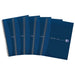 My Notes A4 Card Cover Wirebound Notebook Ruled with Margin and Perforated 100 Page, 5 Notebooks