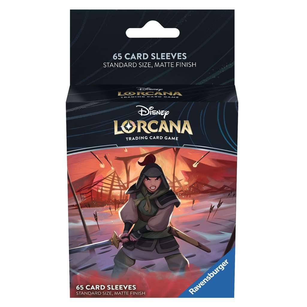 Disney Lorcana Trading Card Game: Rise of The Flood Shapes - Mulan Card Sleeves