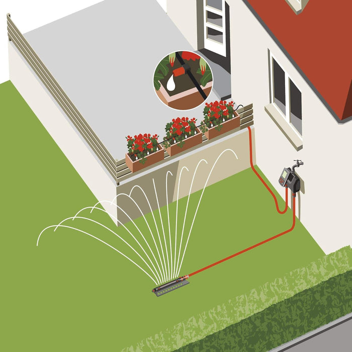 Gardena Multicontrol Duo Plus Dual Output Digital Garden Water Timer