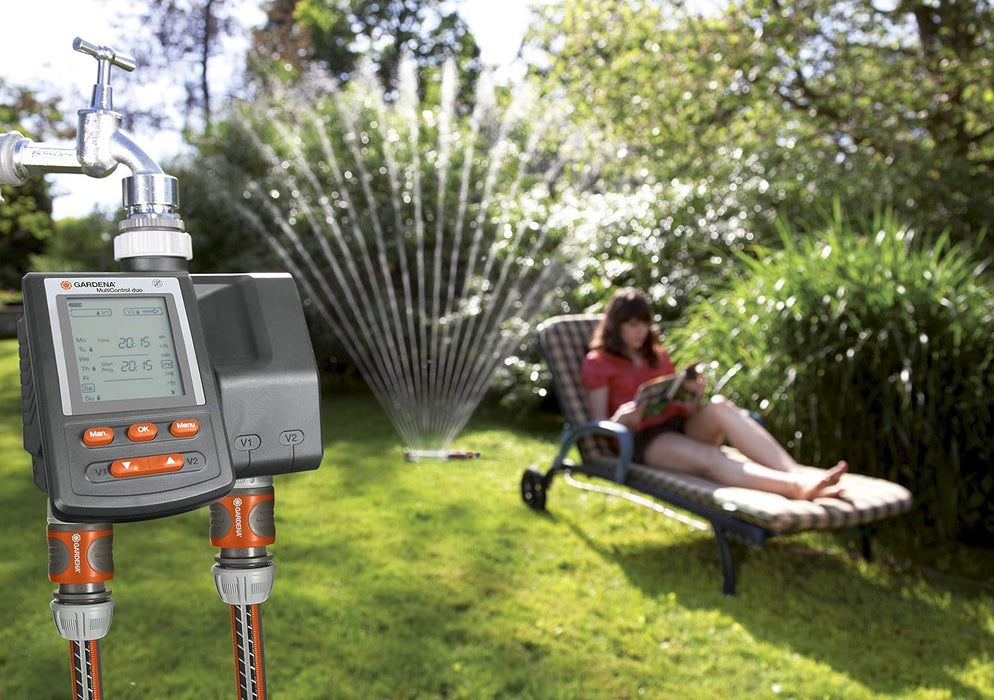 Gardena Multicontrol Duo Plus Dual Output Digital Garden Water Timer