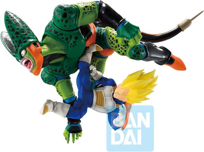 ICHIBANSHO FIGURE - Dragon Ball Z - Vegeta vs Cell (Dragon History II) Revible Moment Collectible Statue