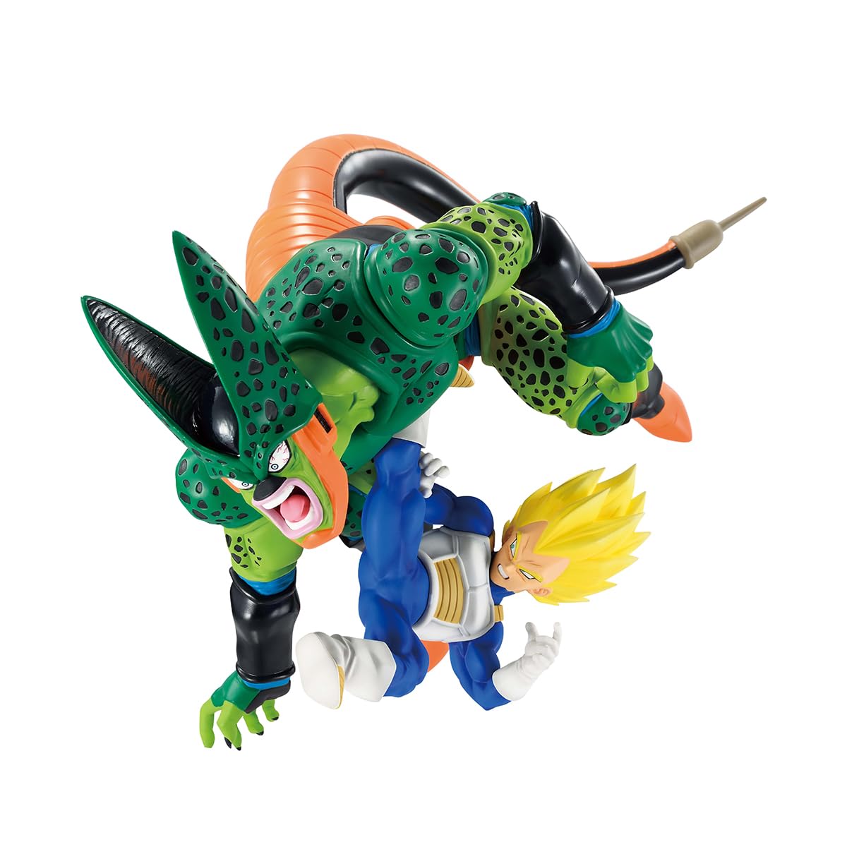 ICHIBANSHO FIGURE - Dragon Ball Z - Vegeta vs Cell (Dragon History II) Revible Moment Collectible Statue