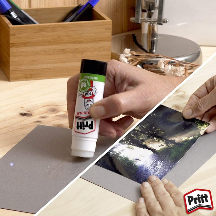 Pritt Glue Stick, Safe & Child-Friendly Craft Glue for Arts & Crafts Activities, Strong-Hold adhesive for School & Office Supplies, 43g (Pack of 5) retail_packaging