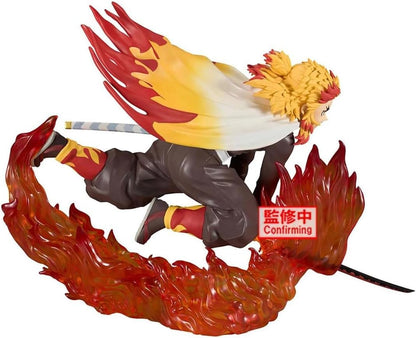 Banpresto Vibration Stars Plus: Demon Slayer: Kimetsu No Yaiba - Kyojuro Rengoku Statue (14Cm) (29069)