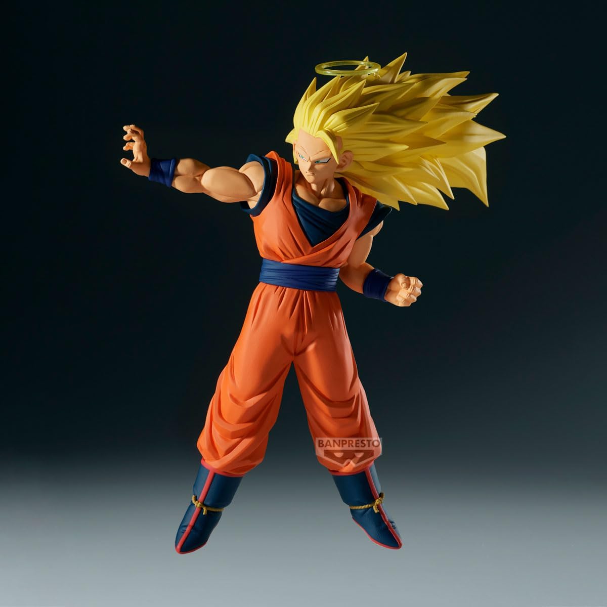 Banpresto Goku Super Saiyan 3 (Vs Majin Buu) Dragon Ball Z - Match Makers, 17 cm, Mehrfarbig, BP29078P, optimal für Anime-Fans