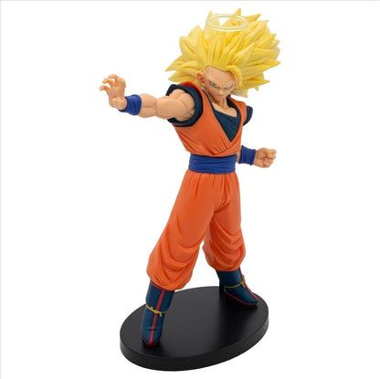 Banpresto Goku Super Saiyan 3 (Vs Majin Buu) Dragon Ball Z - Match Makers, 17 cm, Mehrfarbig, BP29078P, optimal für Anime-Fans