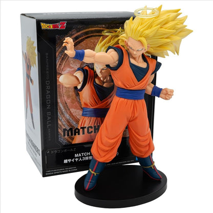 Banpresto Goku Super Saiyan 3 (Vs Majin Buu) Dragon Ball Z - Match Makers, 17 cm, Mehrfarbig, BP29078P, optimal für Anime-Fans